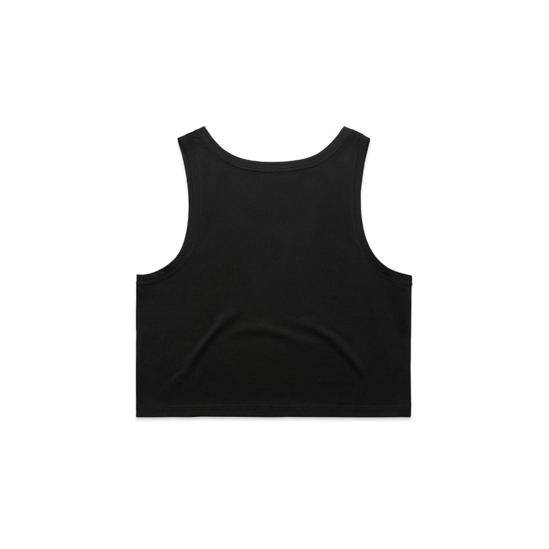 Women's Crop Singlet | Arena Custom Blanks - Arena Prints - Back - Black