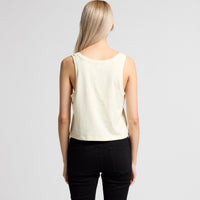 Women's Crop Singlet | Arena Custom Blanks - Arena Prints - Modeled Shot - Back