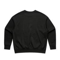 Women's Heavy Crew | Arena Custom Blanks - Arena Prints - Back - Black