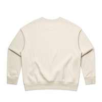 Women's Heavy Crew | Arena Custom Blanks - Arena Prints - Back - Ecru - Cream