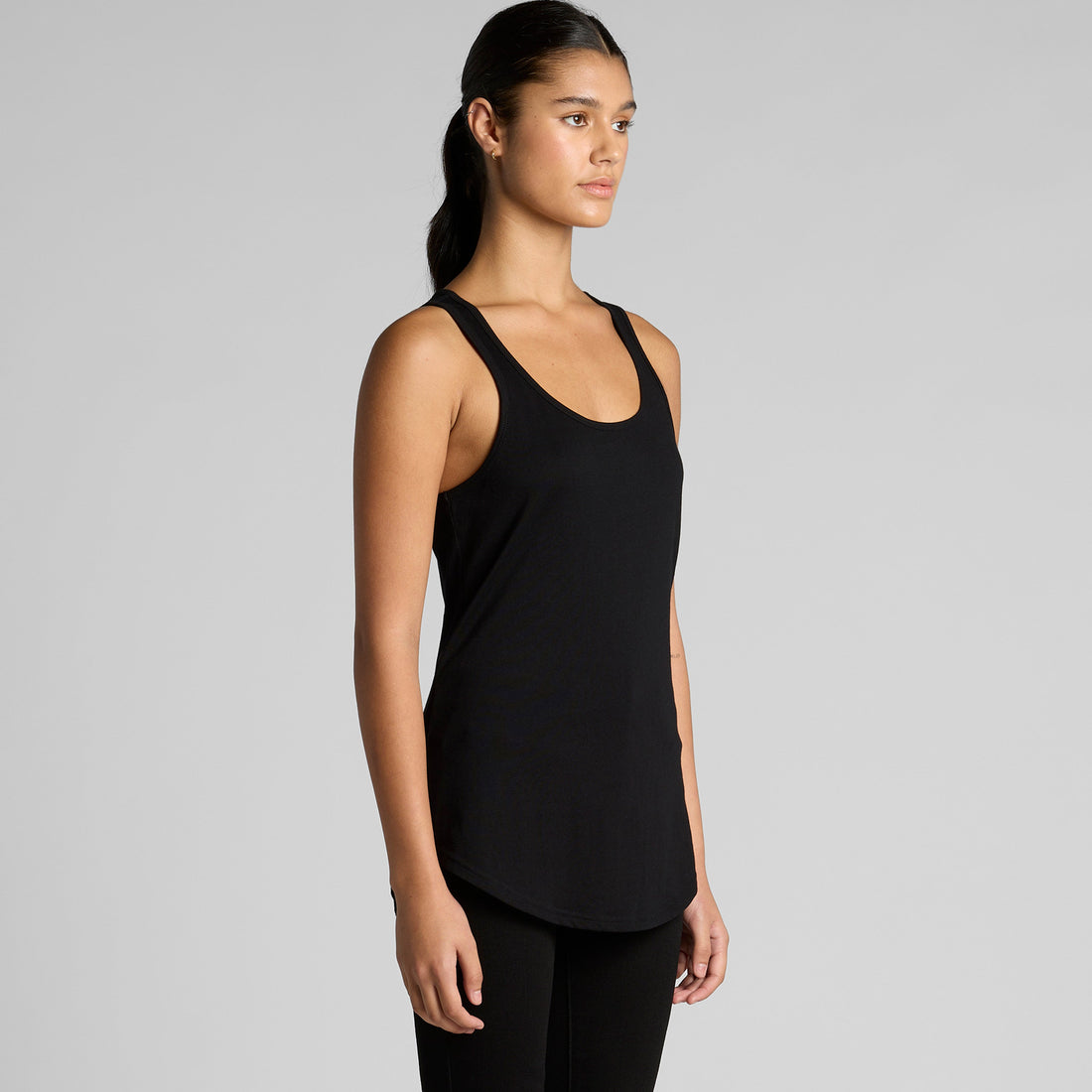 Women's Mali Racerback Tank | Arena Custom Blanks - Arena Prints - Angle