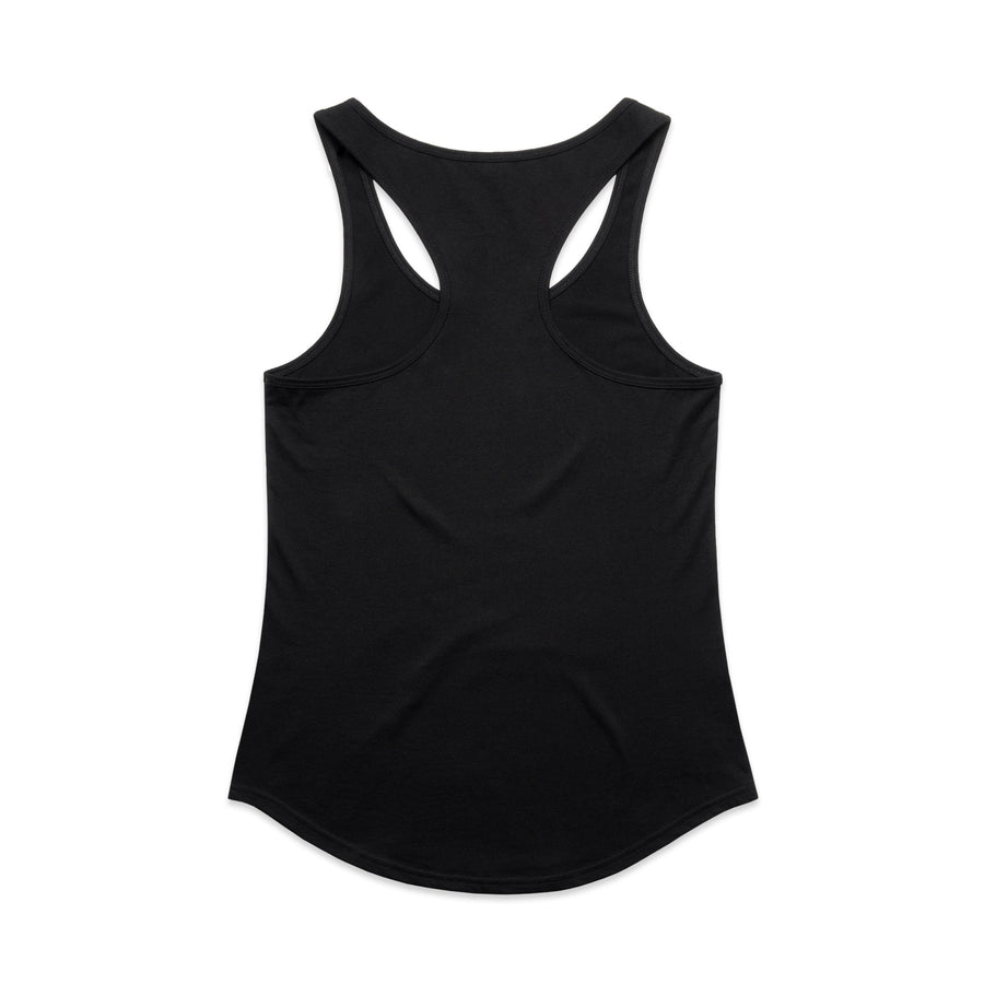 Women's Mali Racerback Tank | Arena Custom Blanks - Arena Prints - Back - Black
