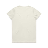 Women's Maple Active Blended Tee | Arena Custom Blank - Arena Prints - Back - Ecru - Cream