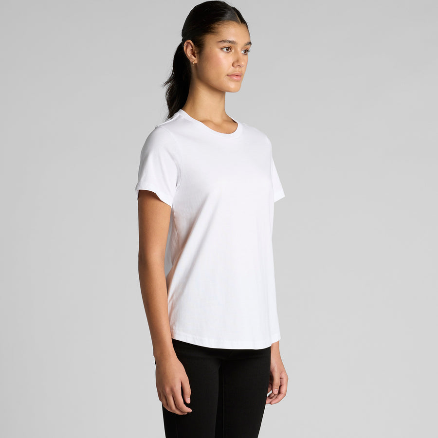 Women's Maple Curve Tee | Arena Custom Blanks - Arena Prints - Angle