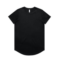 Women's Maple Curve Tee | Arena Custom Blanks - Arena Prints - Front - Black