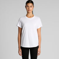 Women's Maple Curve Tee | Arena Custom Blanks - Arena Prints - Modeled Shot - Front