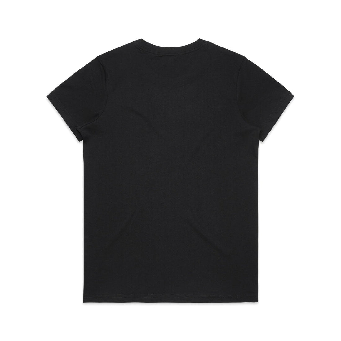 Women's Maple Organic Tee Shirt |Arena Custom Blanks - Arena Prints - Back - Black