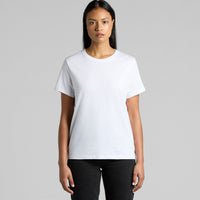 Women's Maple Organic Tee Shirt |Arena Custom Blanks - Arena Prints - Modeled Shot - Front