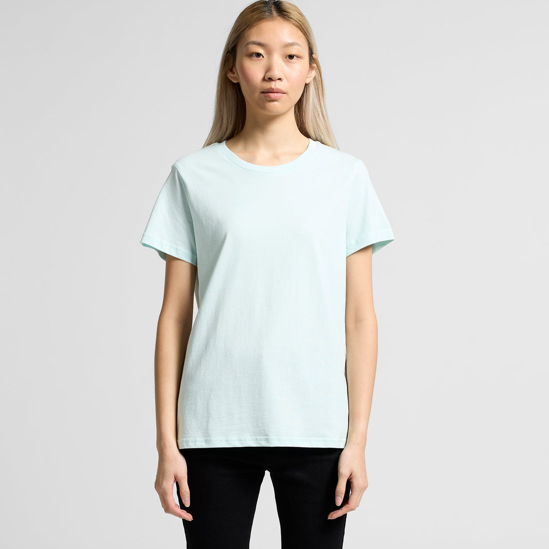 Women's Maple Tee Shirt  | Arena Custom Blanks - Arena Prints - Modeled Shot - Front