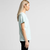 Women's Maple Tee Shirt | Arena Custom Blanks - Arena Prints - Modeled Shot - Side