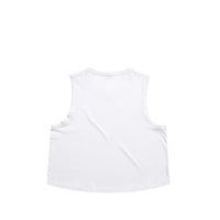 Women's Martina Crop Tank | Arena Custom blanks - Arena Prints - Back - White