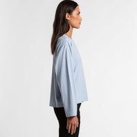 Women’s Martina Long-Sleeve Tee | Arena Custom Blanks - Arena Prints - Modeled Shot - Side