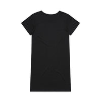 Women's Mika Organic S/S Dress | Arena Custom Blanks - Arena Prints - Back - Black