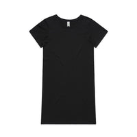 Women's Mika Organic S/S Dress | Arena Custom Blanks - Arena Prints - Front - Black