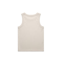 Women's Organic Rib Tank | Arena Custom Blanks - Arena Prints - Back - Bone - Cream