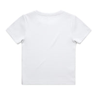 Women's Organic Rib Tee | Arena Custom Blanks - Arena Prints - Back - White