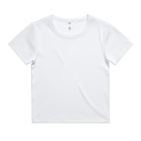 Women's Organic Rib Tee | Arena Custom Blanks - Arena Prints - Front - White