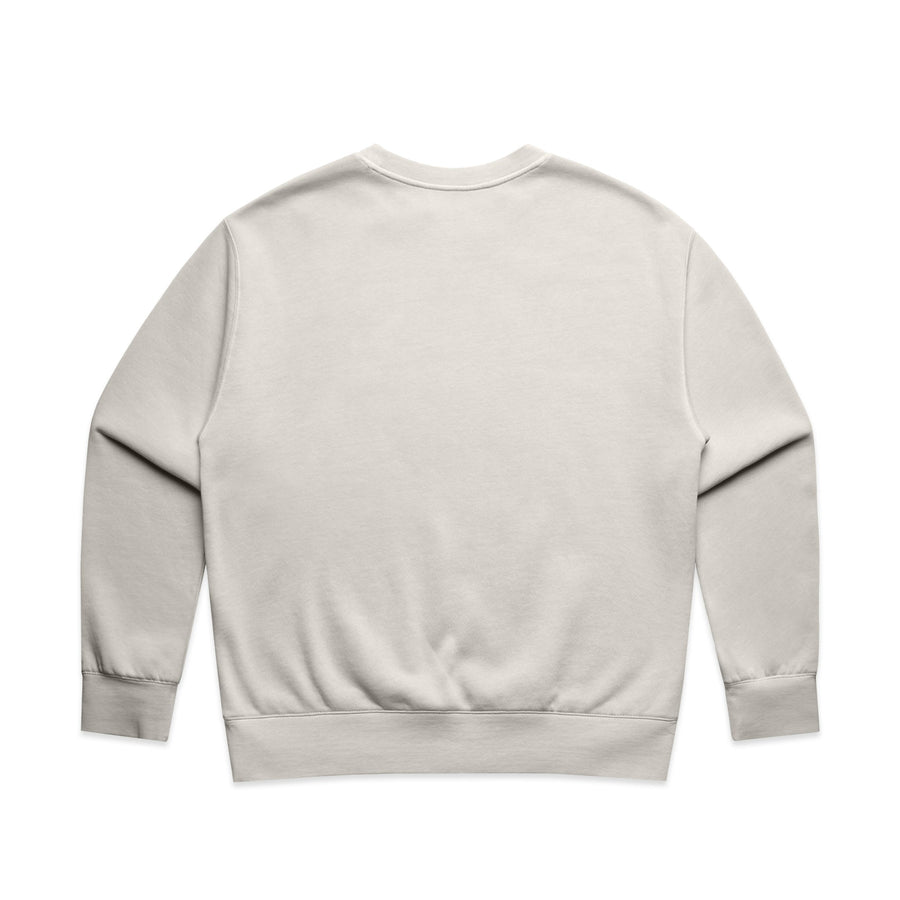 Women's Relax Faded Crew | Arena Custom Blanks - Arena Prints - Back - Faded Bone - Cream