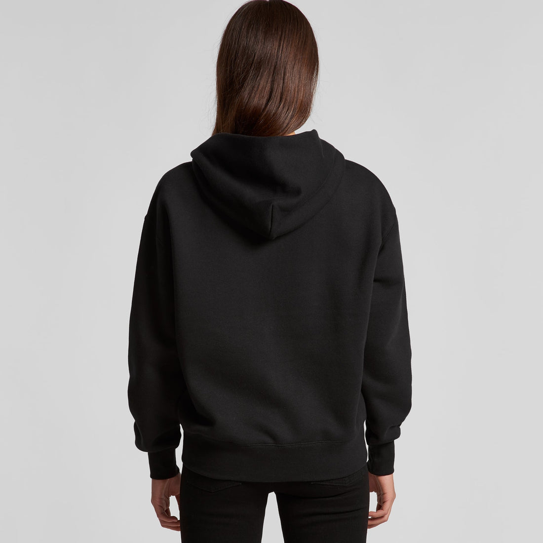 Women's Relax Zip Hoodie |  Arena Custom Blanks - Arena Prints - Modeled Shot - Back