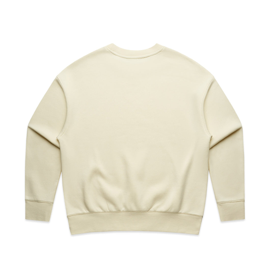 Women's Relaxed Crew | Arena Custom Blanks - Arena Prints - Back - Butter - Yellow
