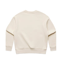 Women's Relaxed Crew | Arena Custom Blanks - Arena Prints - Back - Ecru - Cream
