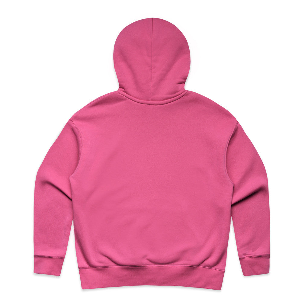 Women's Relaxed Hoodie | Arena Custom Blanks - Arena Prints - Back - Charity Pink - Pink