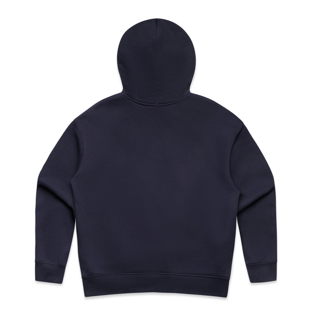 Women's Relaxed Hoodie | Arena Custom Blanks - Arena Prints - Back - Ink Blue- Blue