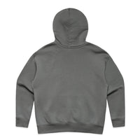 Women's Relaxed Hoodie | Arena Custom Blanks - Arena Prints - Back - Shadow - Grey