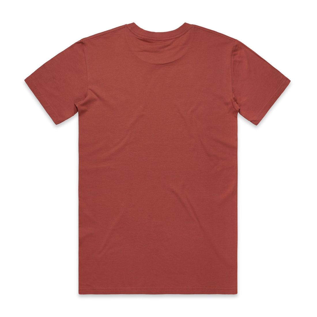 Men's Staple Tee | Arena Custom Blanks - Arena Prints - Back - Coral - Orange