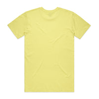 Men's Staple Tee | Arena Custom Blanks - Arena Prints - Back - Lemon - Yellow