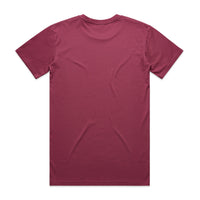 Men's Staple Tee | Arena Custom Blanks - Arena Prints - Back - Berry - Red