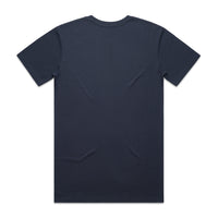 Men's Staple Tee | Arena Custom Blanks - Arena Prints - Back - Midnight Blue - Blue