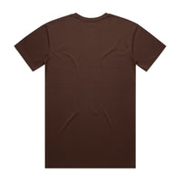 Men's Staple Tee | Arena Custom Blanks - Arena Prints - Back - Chestnut - Brown