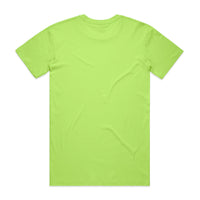 Men's Staple Tee | Arena Custom Blanks - Arena Prints - Back - Citrus - Yellow