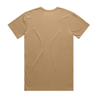 Men's Staple Tee | Arena Custom Blanks - Arena Prints - Back - Khaki - Tan