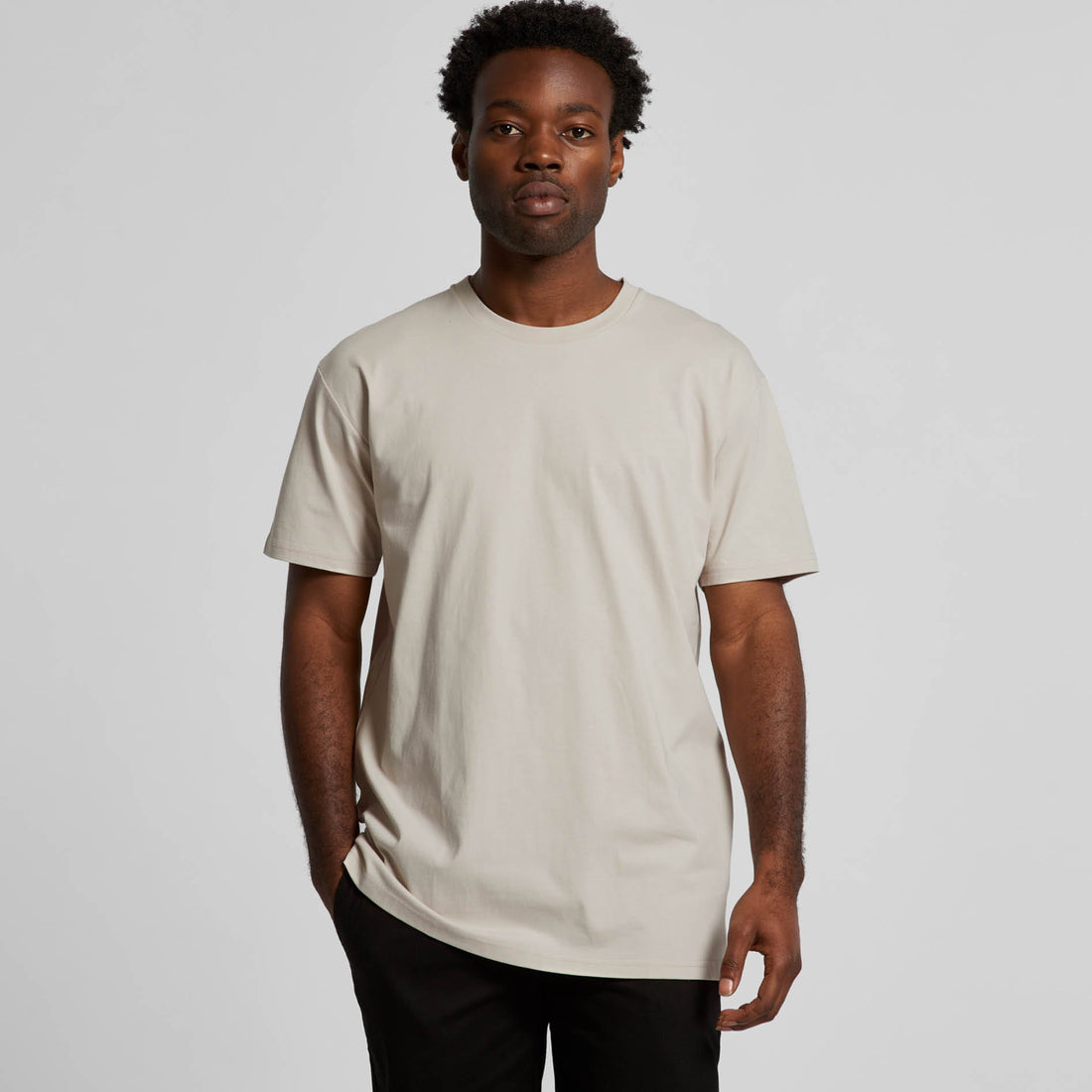 Men's Staple Tee | Arena Custom Blanks - Arena Prints - Modeled Shot - Cover