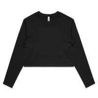 Women's Crop Long Sleeve Tee Shirt |Arena Custom Blanks - Arena Prints -