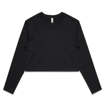 Women's Crop Long Sleeve Tee Shirt |Arena Custom Blanks - Arena Prints -