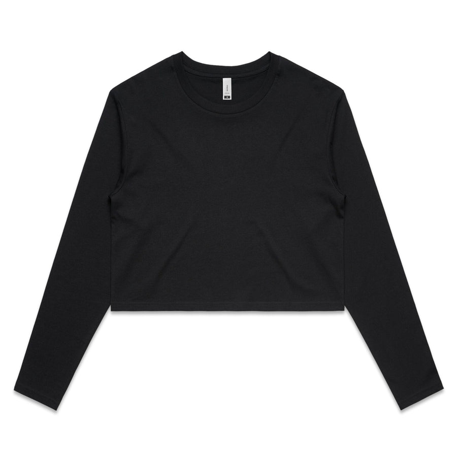 Women's Crop Long Sleeve Tee Shirt |Arena Custom Blanks - Arena Prints -